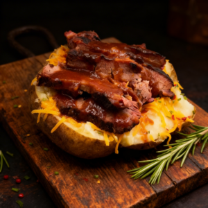 Potatoe Brisket or sausage